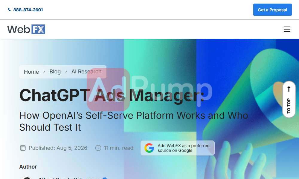 Инструкция по запуску OpenAI Ads
